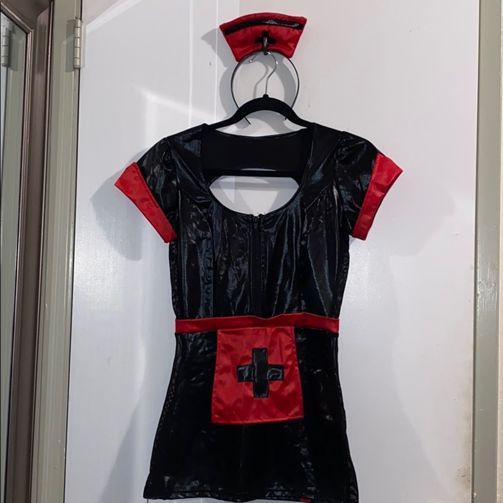 Dark Nurse Halloween Costume